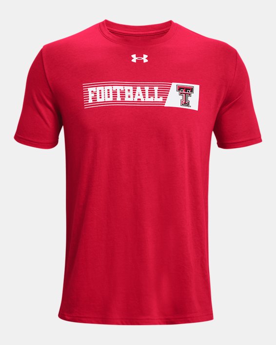 Men's UA Performance Sport Collegiate Sideline T-Shirt, Red, pdpMainDesktop image number 3